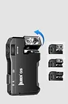 Wuben G5 Portable Light Magnetic EDC Strong Light Flashlight RGB Red And Blue Flash Mountaineering Headlight Outdoor Rechargeable Waterproof