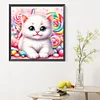 Diamond Painting-DIY Full Round Drill Love Cat