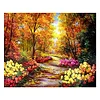 Landscape - 3 strands 11CT Stamped Cross Stitch 40*50cm