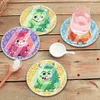 6PCS Diamond Painting Acrylic Washable Small Monster Coaster with Holder