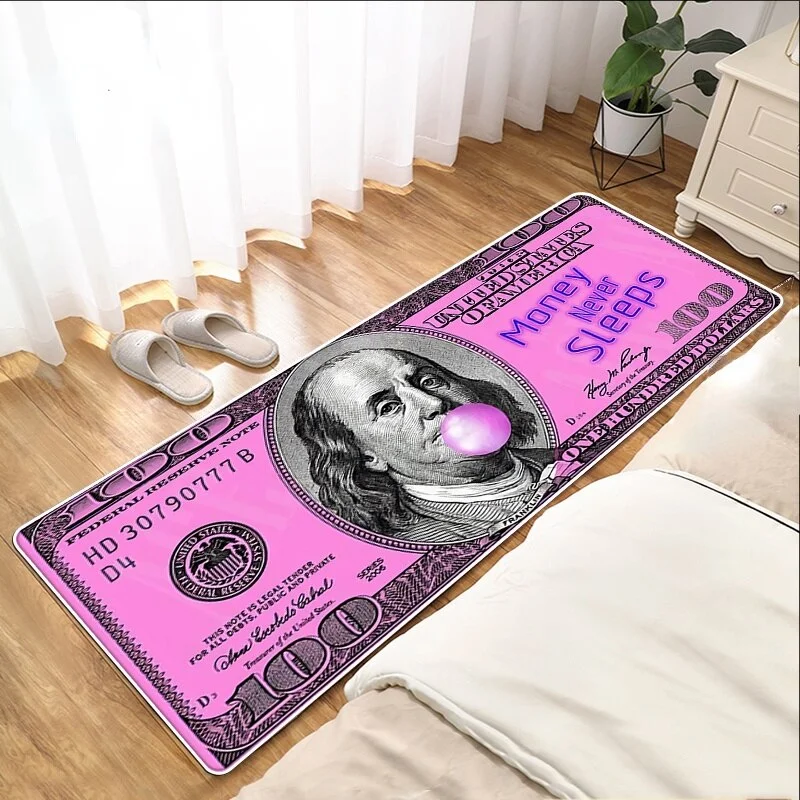 Athvotar Entrance Doormat Dollar Money Pattern Living Room Floor Rugs Home Decor Kitchen Absorbent Carpet Anti Slip Bathroom Mat 1127-0