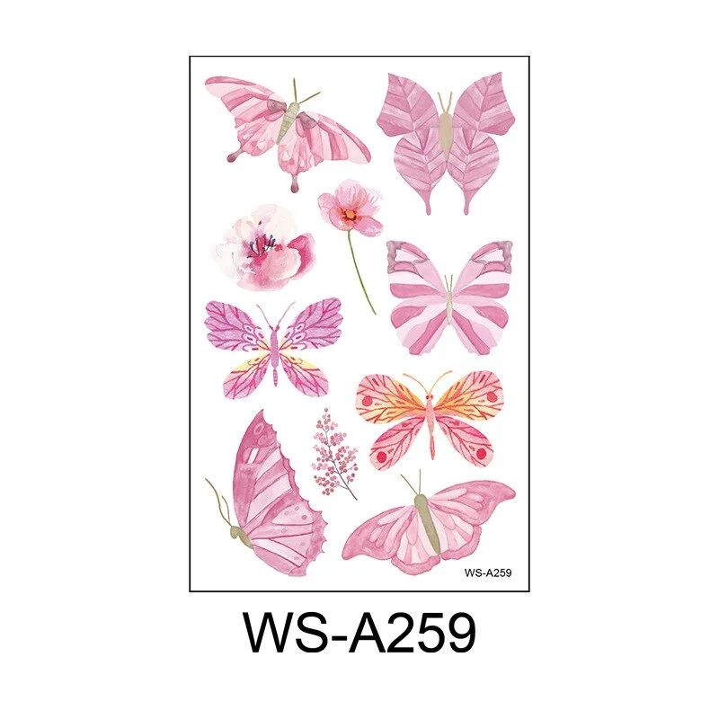 Tattoo Stickers Butterfly Temporary Fake Tattoos Paste on Face Arm Leg for Children Body Art tattoo stickers