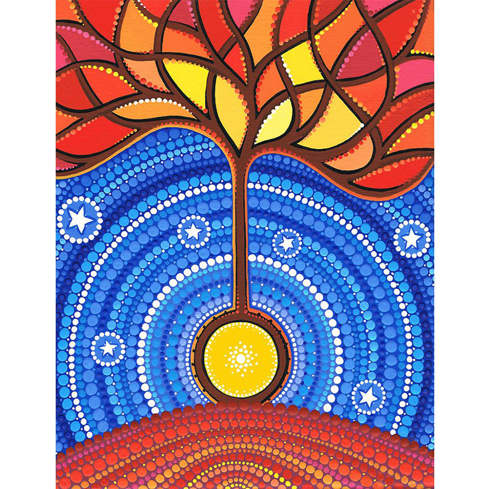 

Tree - Crystal Round Drill Diamond Painting - 30*40CM, 501 Original