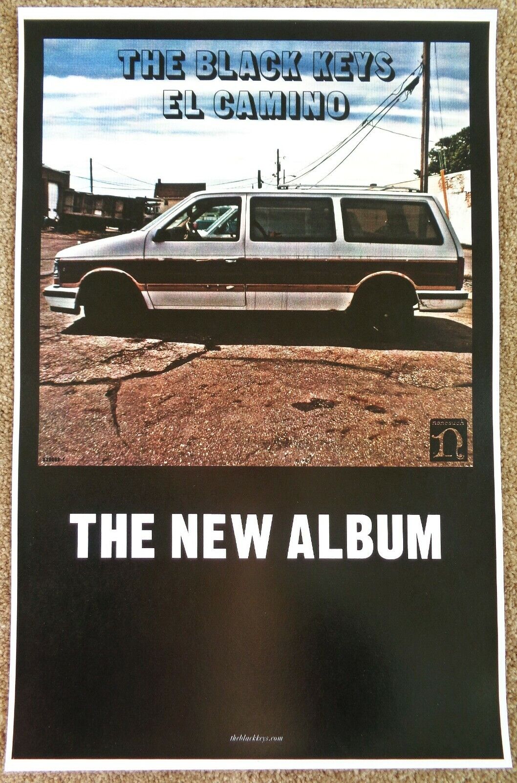 BLACK KEYS Album POSTER El Camino 11x17