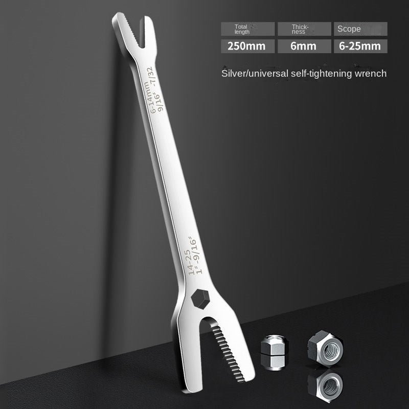 Since the tight multifunctional double open spanner adjustable wrench stay wrench antiskid quick wrench