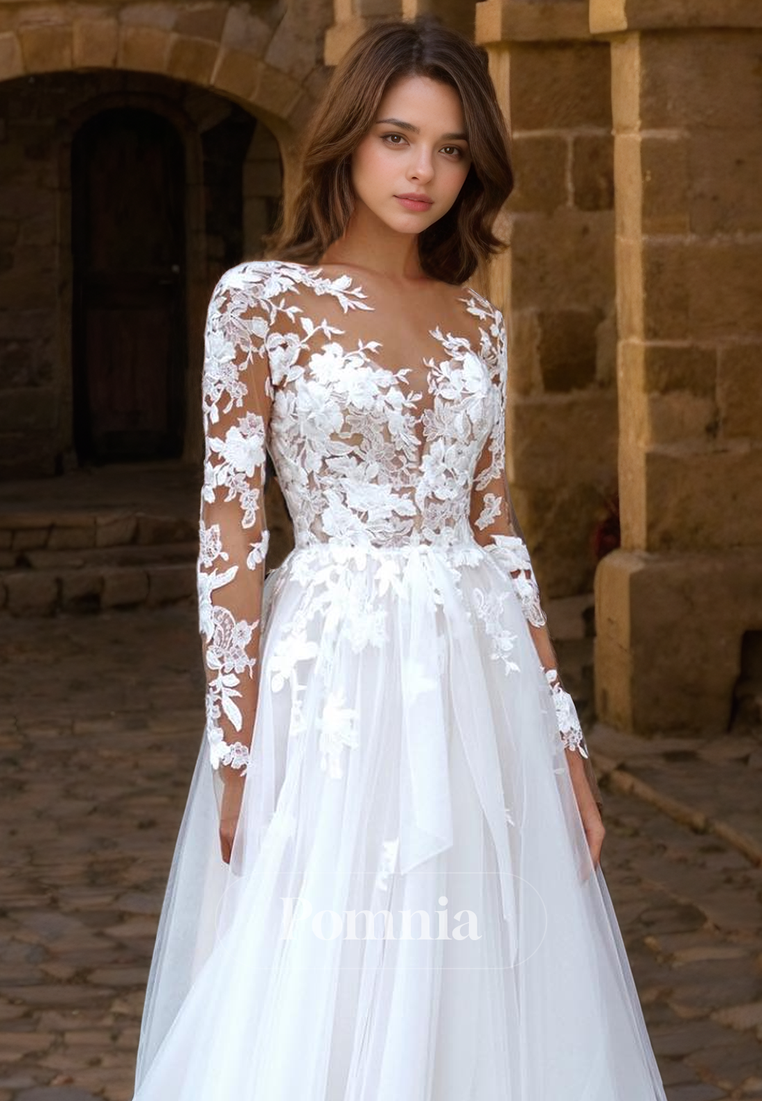chinese dress ladies Chiffon Empire line wedding dress by Kelsey Rose main image 0