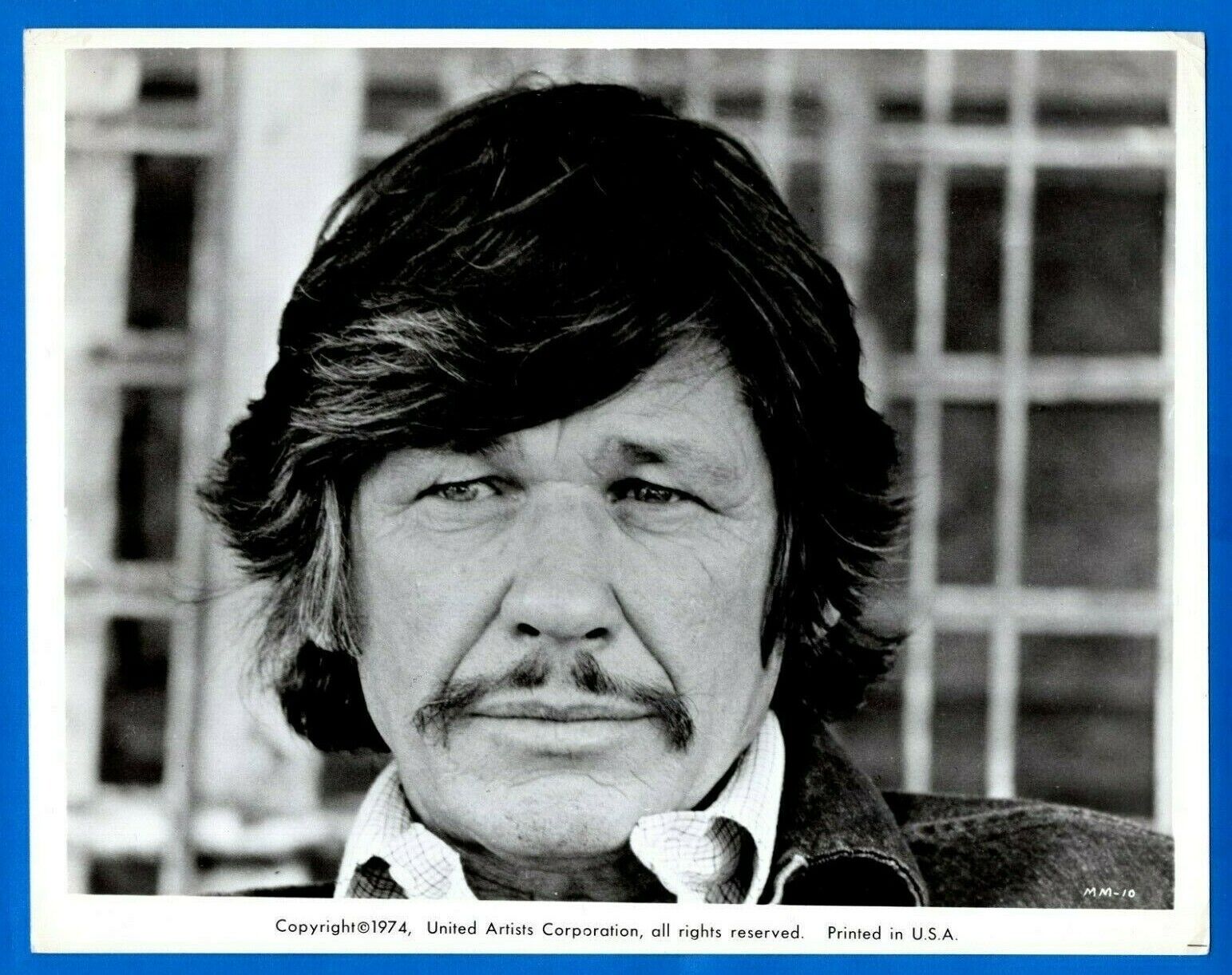 CHARLES BRONSON Actor Movie Star Vintage 8x10 Promo Press News Photo Poster painting 1974