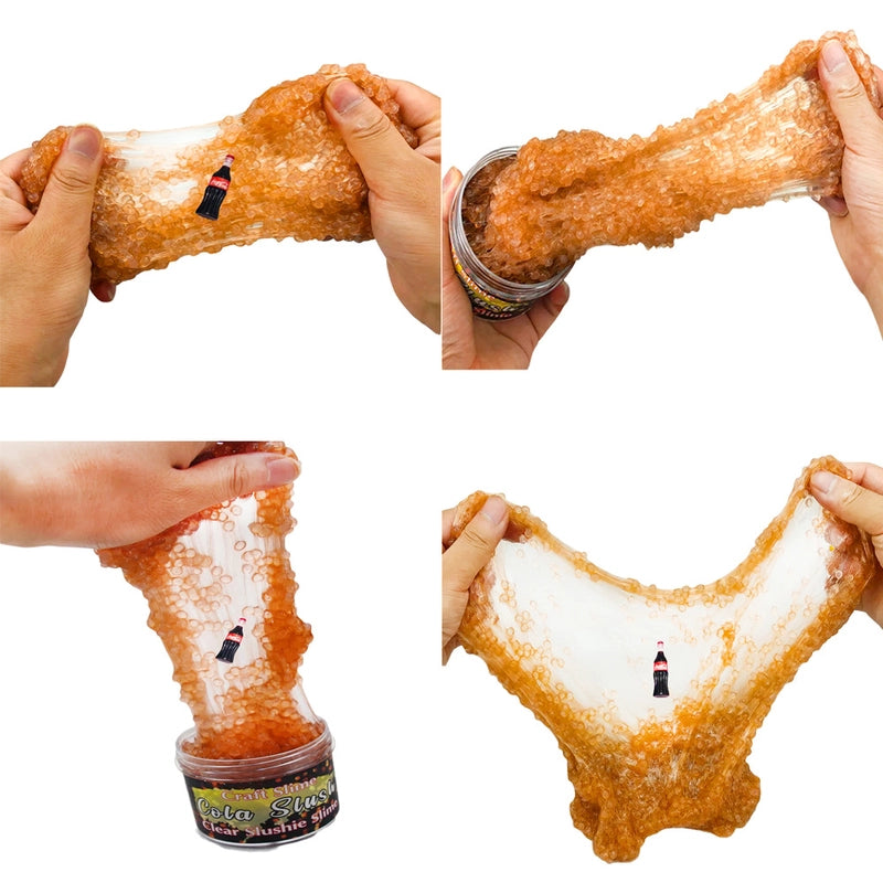 5 Pieces Amz Slime Kit Color Mud Rice Slime Foaming Glue Puzzle Decompression Crystal Mud Color Mud Set