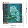 Diamond Painting -DIY Round Drill Fluorescent Owl(40x40cm)