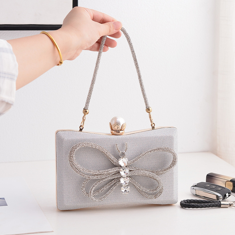 Women's Bow Tie Peplum Dinner Handbag | Oxredo Shop Ramadan Sale
