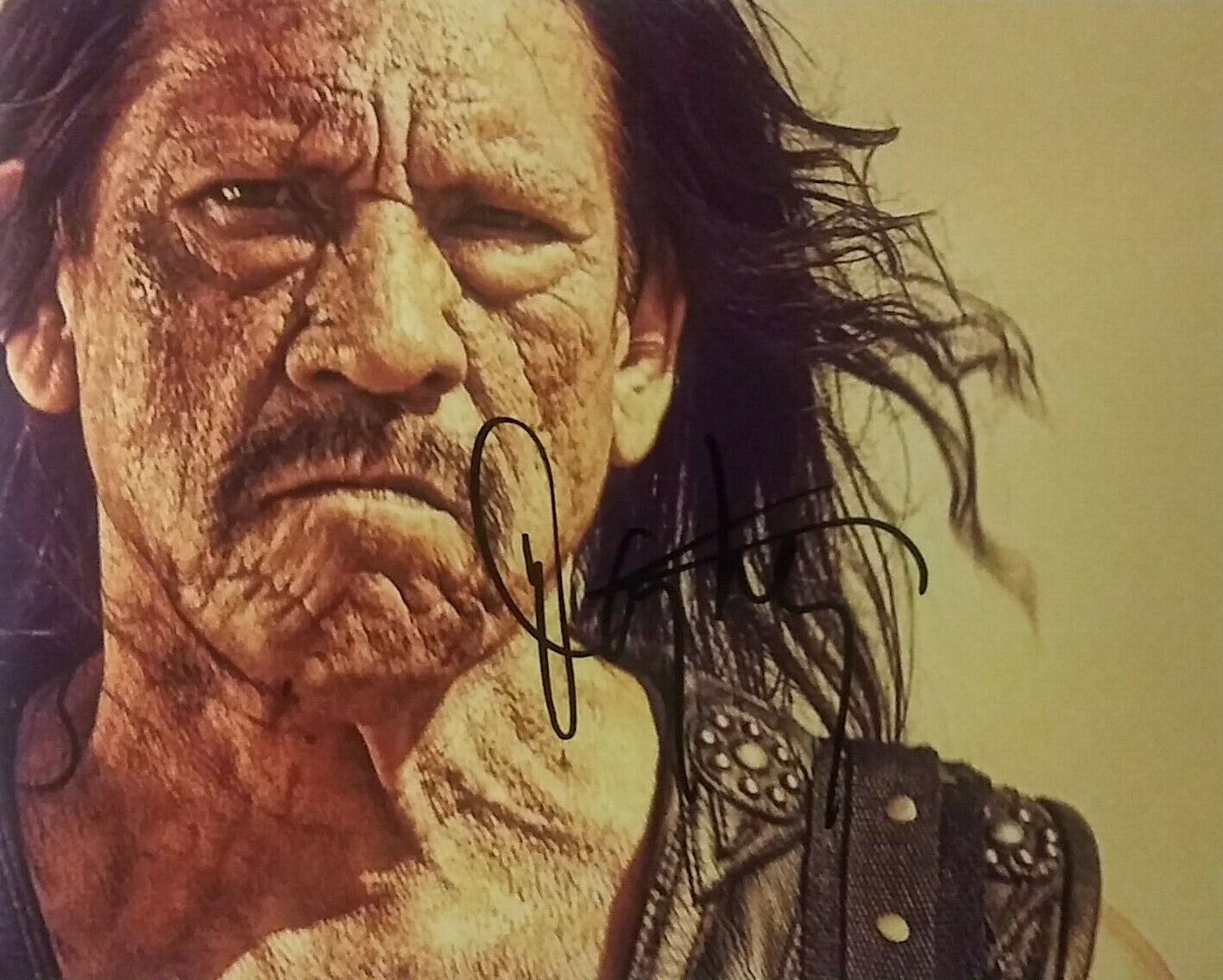 Danny Trejo signed 8x10