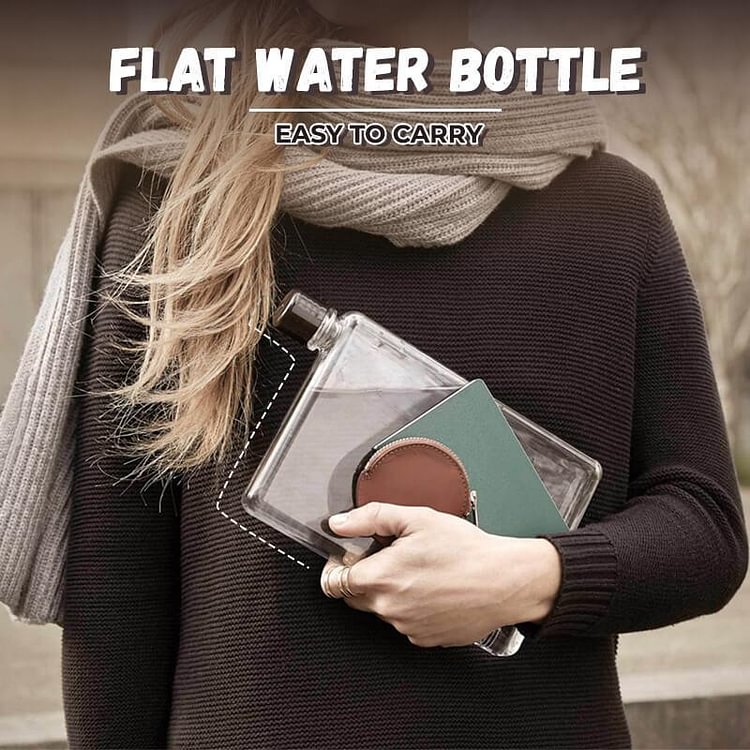 Portable Flat Water Bottle