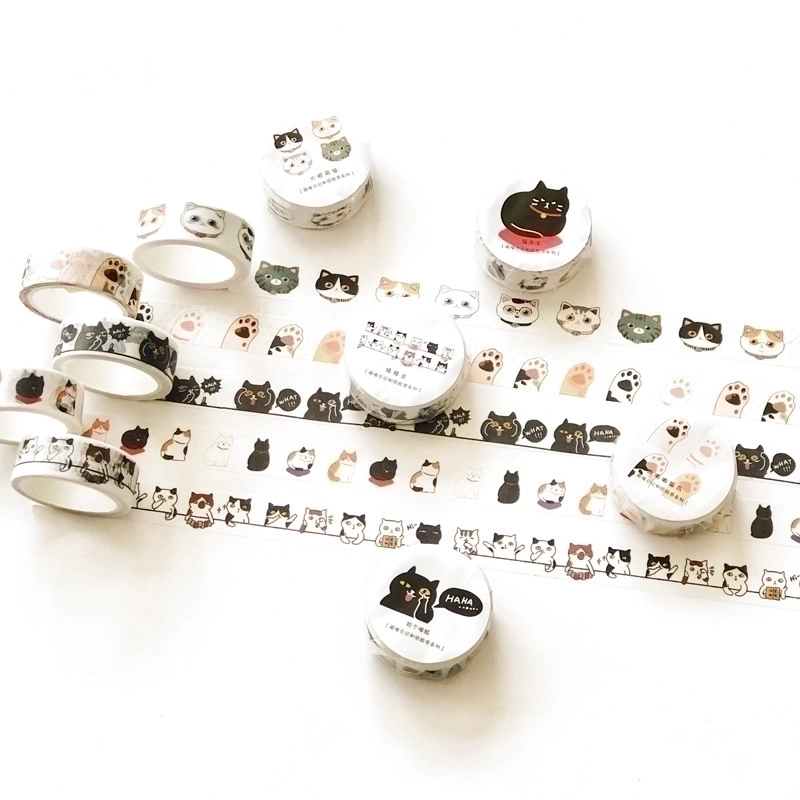 1 Piece Cat Learning Paper Cute Washi Tape