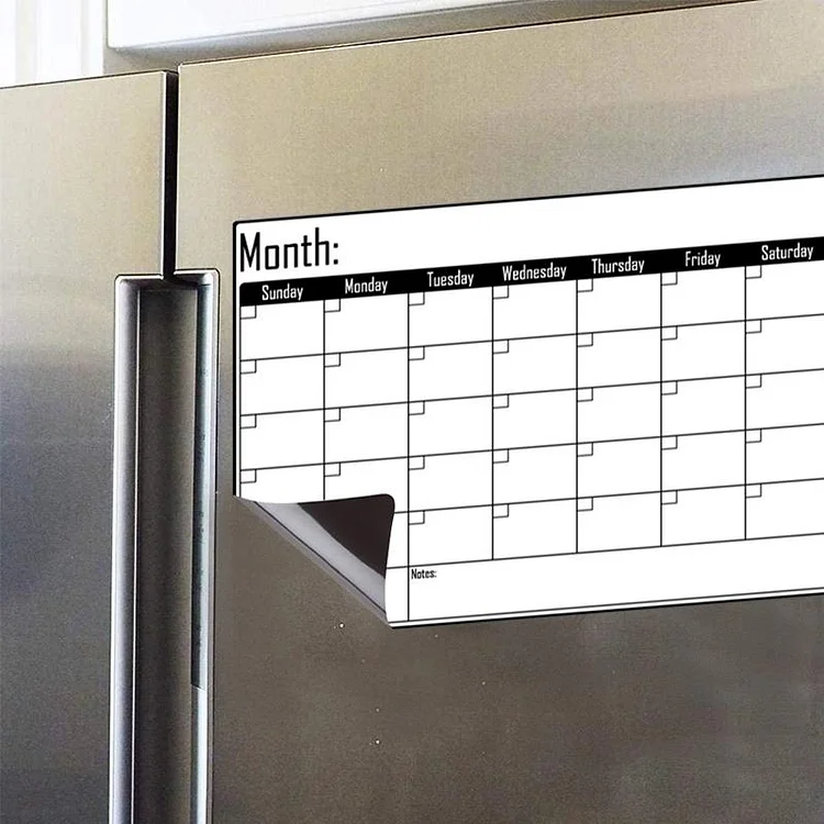 Refrigerator Magnet Calendar Sticker | 168DEAL