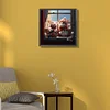 uk.everydayedeals (Limited Stock)Diamond Painting - Round AB Drills - Winter Night Mouse(45*45cm)