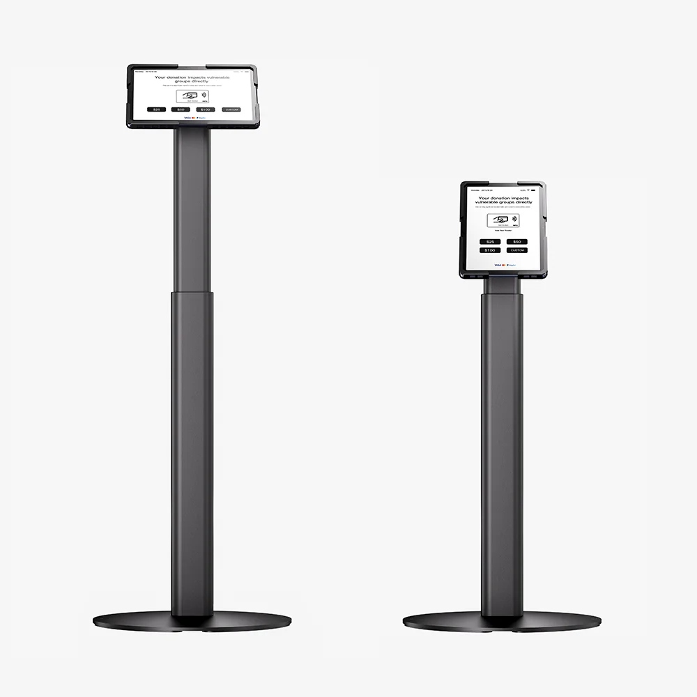 Android rfid pos tablet with front nfc reader payment kiosks 10 inch tablet for contactless payment experience