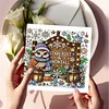 (US Only)6PCS DIY Diamond Art Christmas Greeting Cards Xmas Design Diamond Art Cards