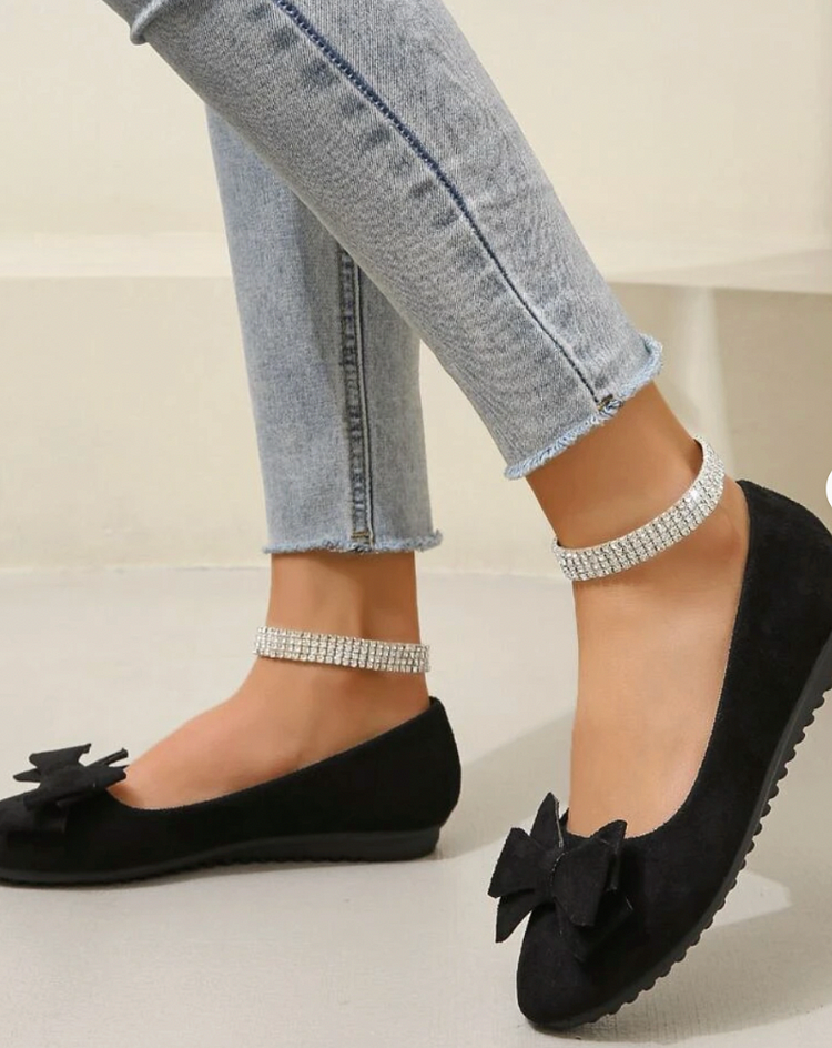 Women's Bowknot Ballet Flats Stylish And Comfortable Women's Shoes shopify Stunahome.com