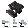 Camera Quick Release Plate Mount Z Shape Metal Foldable Flexible Tilt Head Tripod Head Bracket with Level for Tripod Monopod Slide Stabilizer DSLR SLR Camera