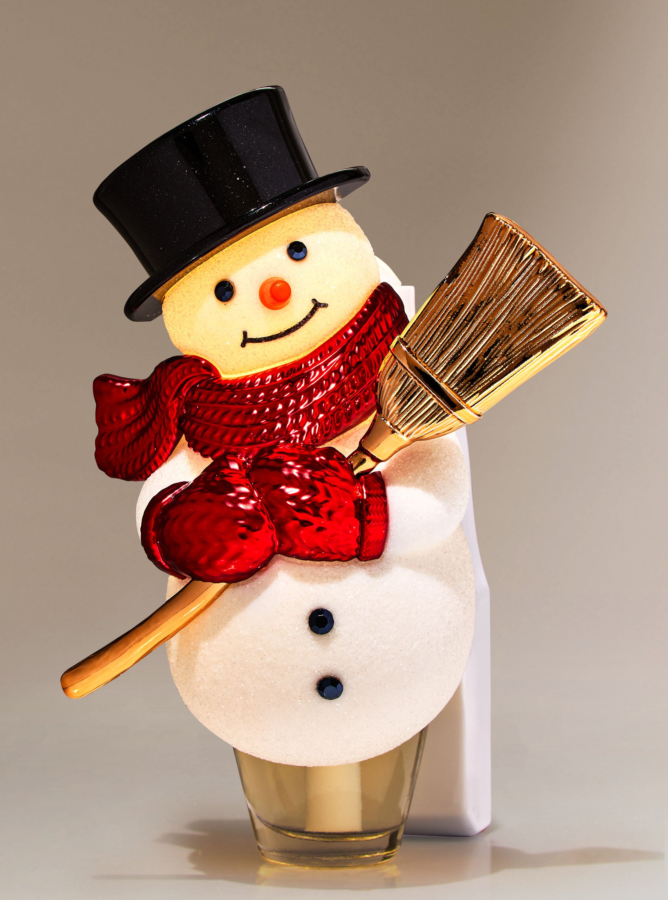 Snowman With Broom Wallflowers Scent Control™ Nightlight
