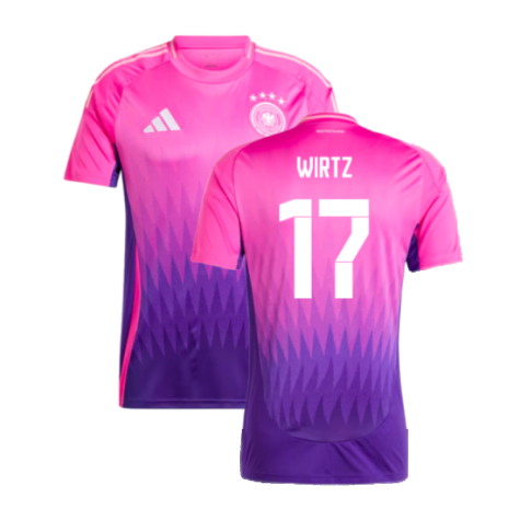 Deutschland Florian Wirtz 17 Away Tirkot EM 2024