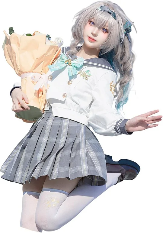 Azuiblc】スターレイル ホタル 春の贈り物 セーラー服 コスプレ衣装 JK