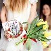 6Pcs West Highland Diamond Painting Greeting Card with Envelope for Mothers Day