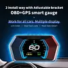 Universal Car HUD On-BD & GPS Dual System Head Up Display Digital Speedometer