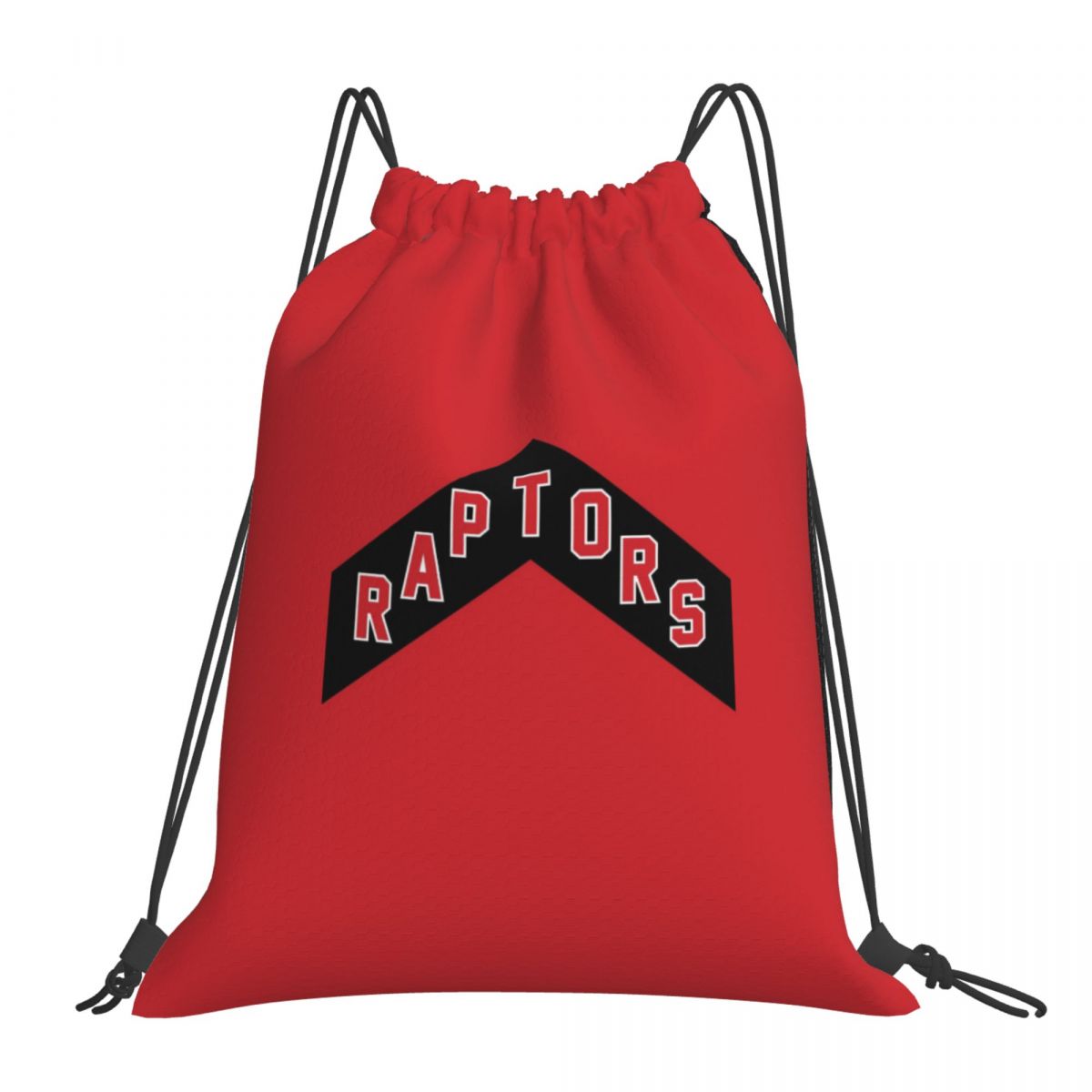 Toronto Raptors Red And Black Drawstring Bags for School Gym