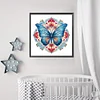 >SALE<5D DIY Partial Special Shaped Drill Diamond Painting Butterfly Art Decor 30x30cm