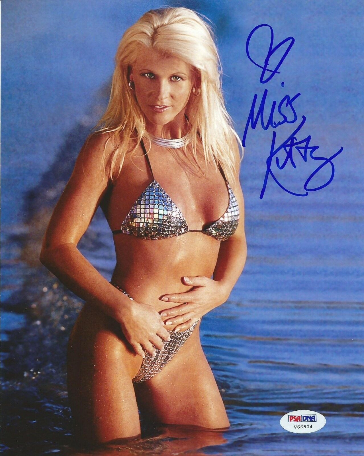 Stacy Carter Miss Kitty The Kat WWE Signed 8x10 Photo Poster painting PSA/DNA COA Picture Auto 3