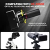 3 In Color Display Electronic Eyepiece Type-C Charging Adjustable Night Vision Eyepieces 26mm-46mm High-Definition Full-Color Telescope for Astrophotography Planetary Bird Watching