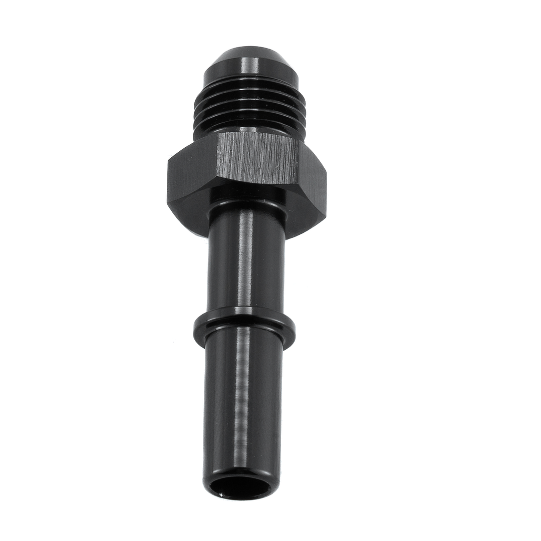 Alloyworks -6AN Fuel Adapter Fitting to 3/8 GM Quick Connect LS Male BLACK