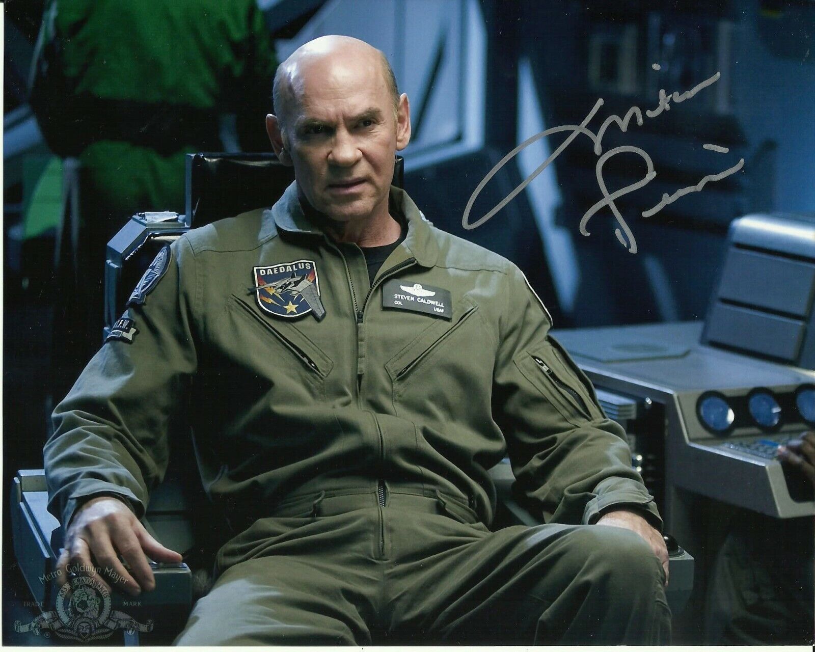 MITCH PILEGGI SIGNED STARGATE ATLANTIS Photo Poster painting UACC REG 242