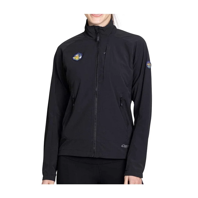 Outdoors with Pokémon Ferrosi Black Lightweight Jacket by Outdoor Research - Women