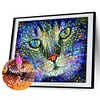 (5 Sizes)Cute Cat  - Full Square Diamond Painting