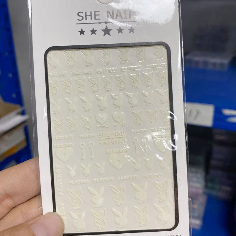 Red Lips Nail Art Stickers Nails Decals Hot Sexy Girl Tip Water Sliders Black Letters Heart Self Adhesive Tattoo Nail Decoration-Nail Inspo