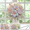 Fleurs-simple c&ocirc;t&eacute; perceuse-pendentif diamant