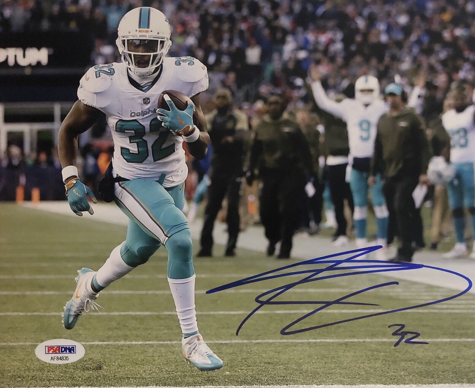 Kenyan Drake Signed Autographed Miami Dolphins 8x10 Photo Poster painting Psa/Dna