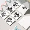6pcs DIY Diamond Painting Greeting Card Set with Envelopes Rhinestone Diamond Art Mosaic Postcards for Birthdays Thanksgiving & Special Occasion