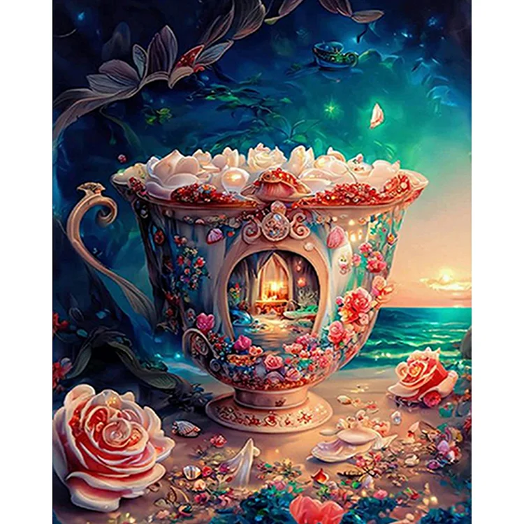 Cup - Painting By Numbers - 40*50CM gbfke