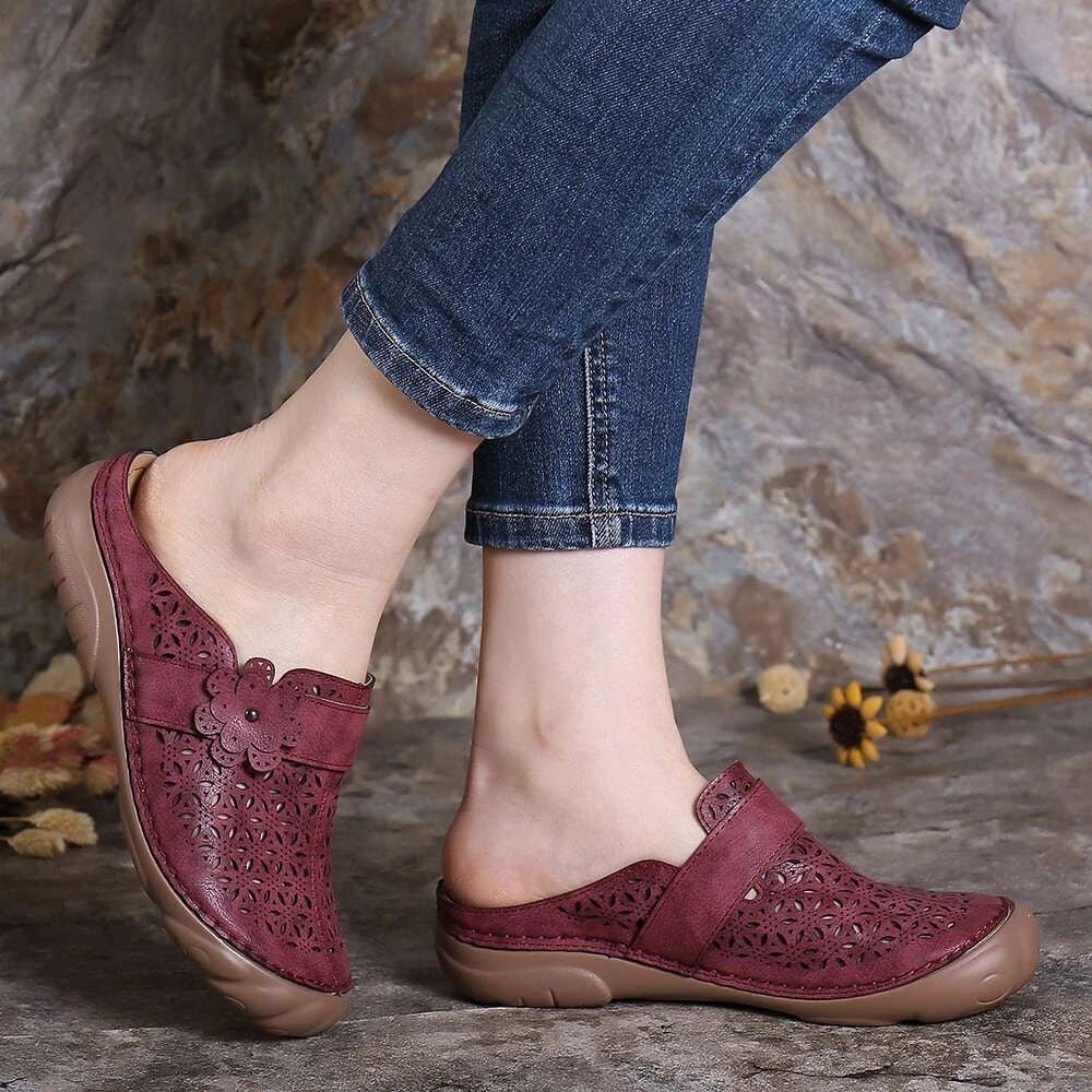 Comfortable Retro Backless Casual Sandals
