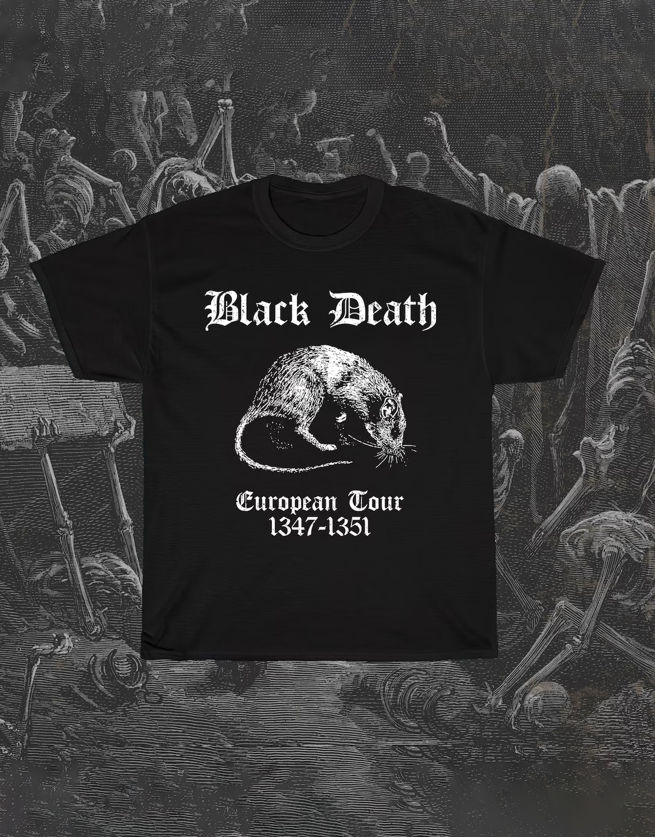 Black Death European Tour T-shirt / TECHWEAR CLUB / Techwear