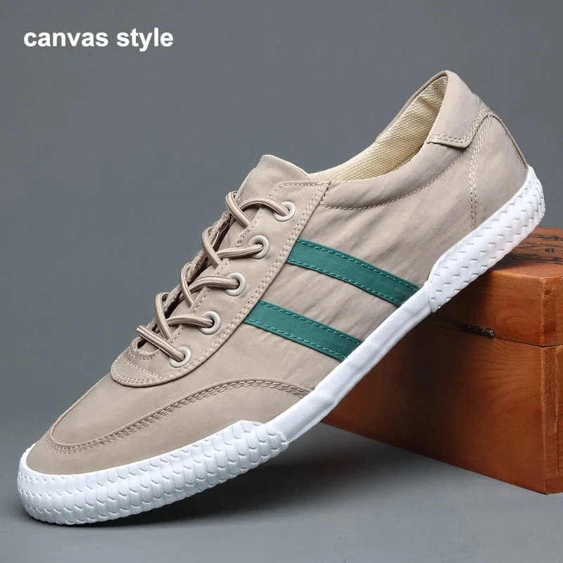 YITU 2021 Fashion Men's Vulcanized Shoes Spring/Autumn Designer Sneakers Breathable Men Casual Shoes Soft Sole Comfortable Flats