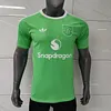 2025/2026 Player Version Manchester United Training Clothes Green Football Shirt 1:1 Thai Quality