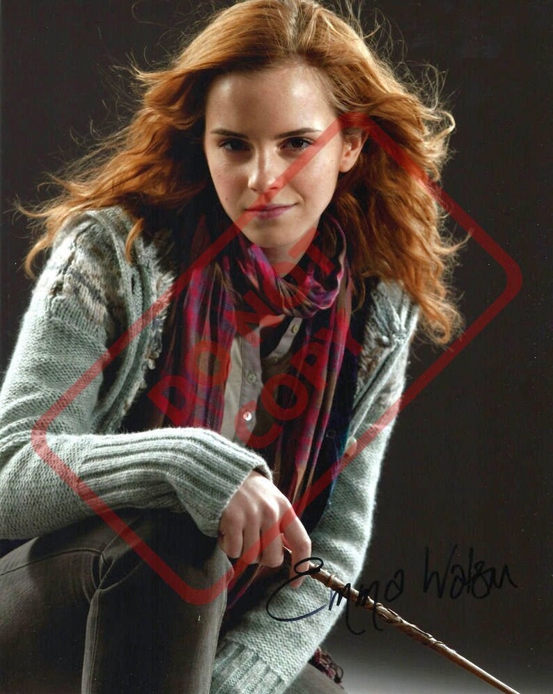 Emma Watson Harry Potter 8.5x11 Autographed Signed Reprint Photo Poster painting