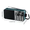 FM Radio LED Digital Display Support TF Card MP3 Player USB Drive Portable Radio