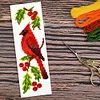 Cardinal-11CT Stamped Cross Stitch Bookmark 18*6cm(Double Sided)