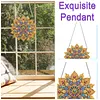 4Pcs Diamond Painting Mandala Window Pendants Suncatcher Hanging Kits for Home Porch Farmhouse
