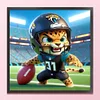 Jacksonville Jaguars Football-11CT Stamped Cross Stitch 40*40cm